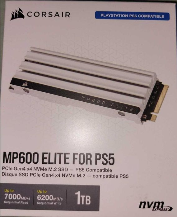 Corsair MP600 Elite PS5 1TB M.2 PCIe 4.0 NVMe SSD