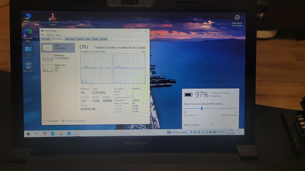 Laptop lenovo b5400