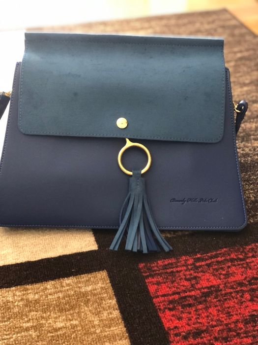 Дамска чанта в синьо