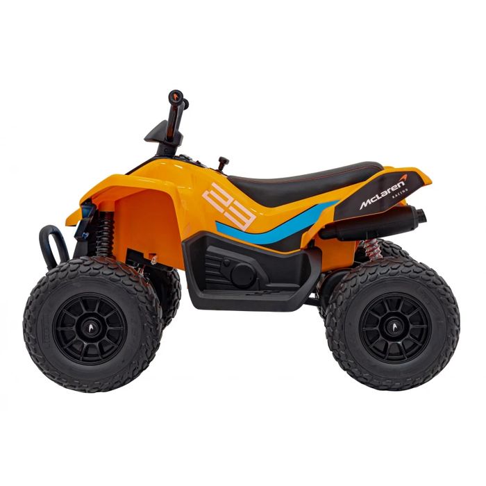 ATV electric pentru copii, 109cm, 4x4, roti moi, Racing, Orange,