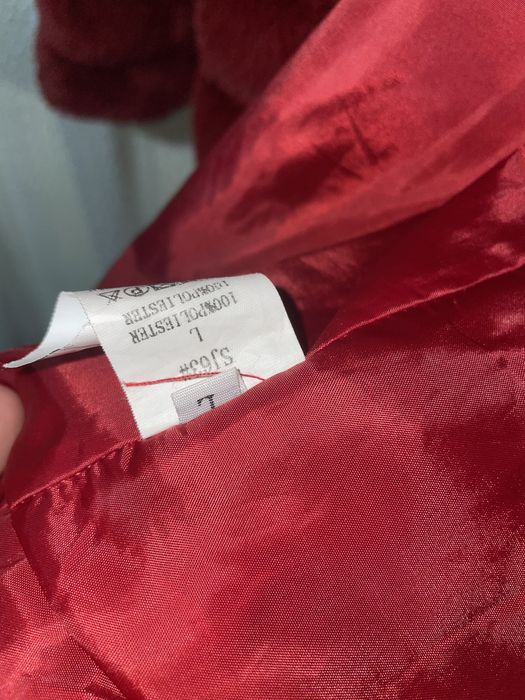 Bluza neagra lunga 38 ,Cojoc negru marimea 44,blăniță roșie L