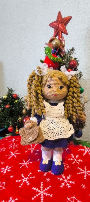 Куклы вязанные, ручная работа