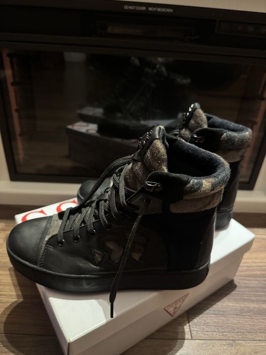 Високи кецове естествена кожа