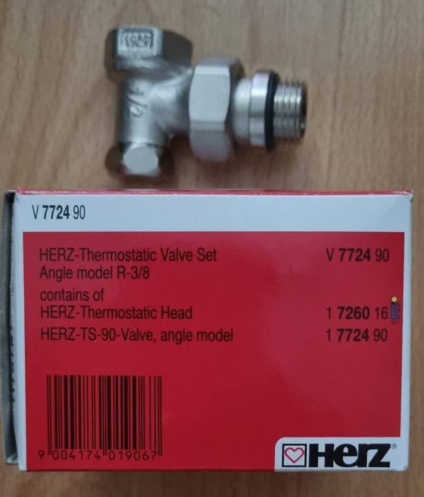 Cap termostat Herz kit complet