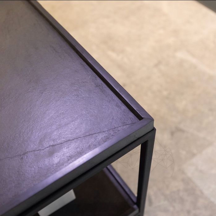 Biblioteca PickTwo Studio | Mobilier Metal +Piatra Ardezie Autograph