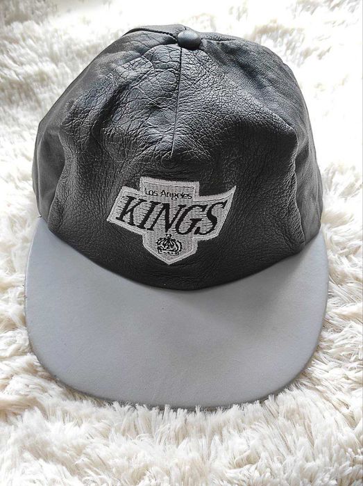 Редкая винтажная кожаная бейсболка "Los Angeles Kings" (USA)