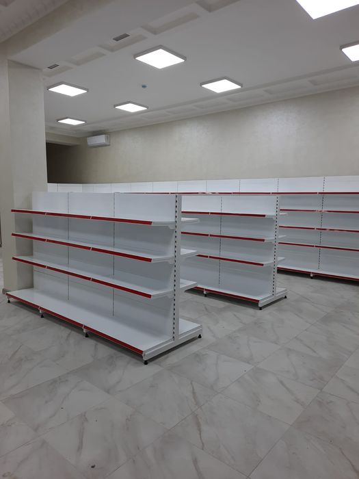 Стеллажи полки овощные хлебные кассовые