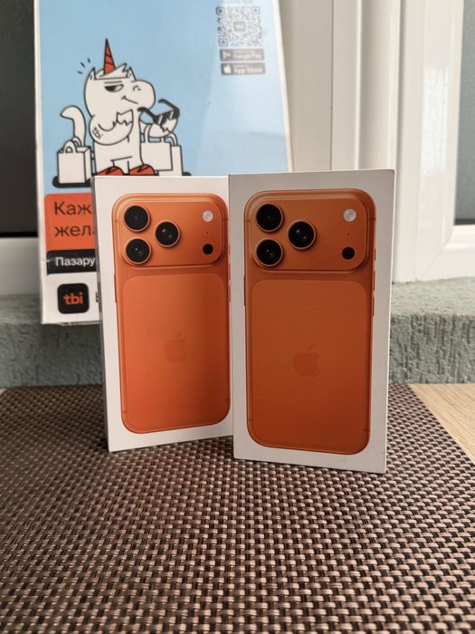 НОВ! 256Gb *ЛИЗИНГ* iPhone 17 Pro Cosmic Orange  / Гаранция
