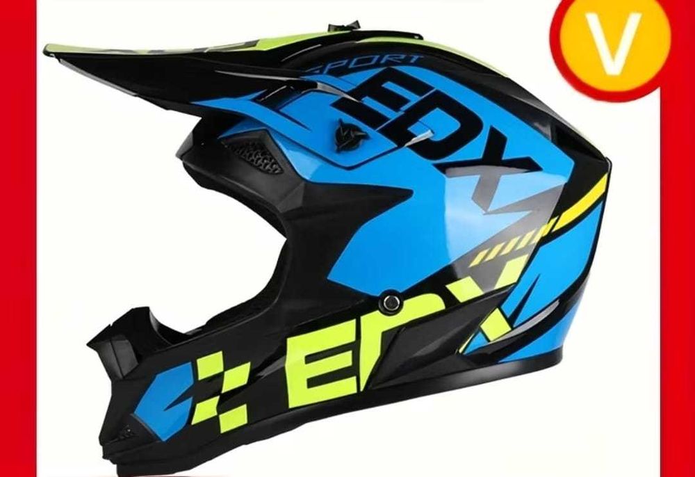 Casca Motocicleta Enduro Moto Cross Off Road Trotineta Electrica Kukirin X1 G2 G4 Casca Moto EDX + Ochelari