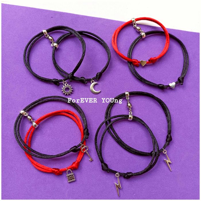 Романтичный подарок парные браслеты для вашей второй половинке.