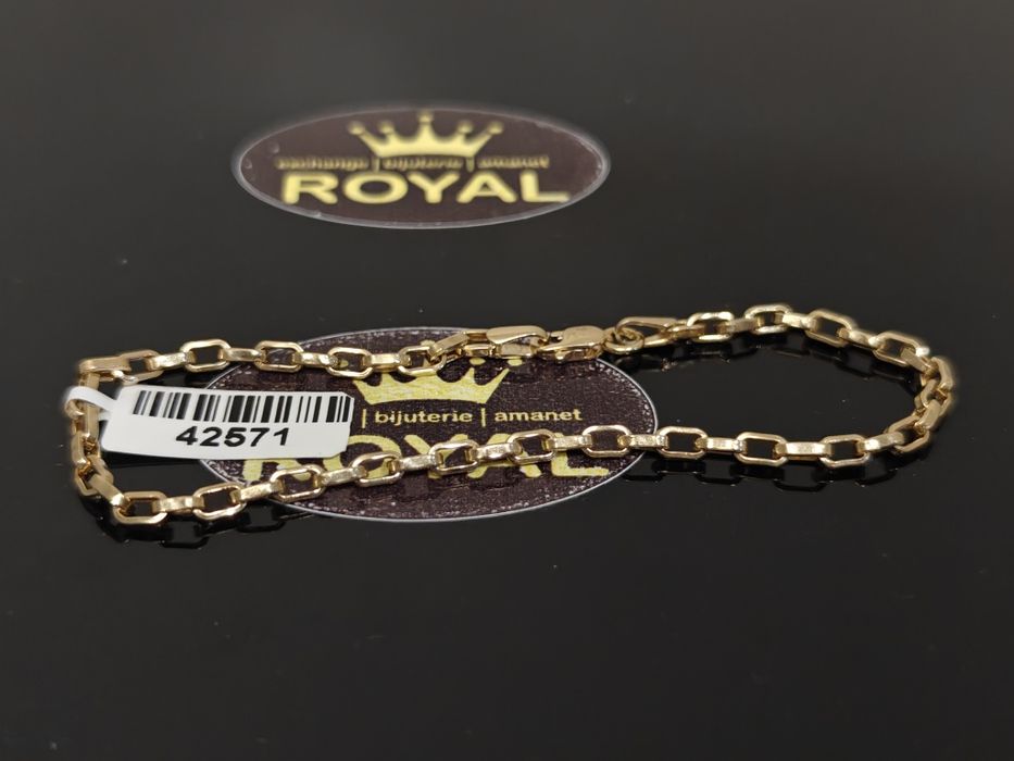 Bijuteria Royal: Brățară aur 14k/2.30 gr