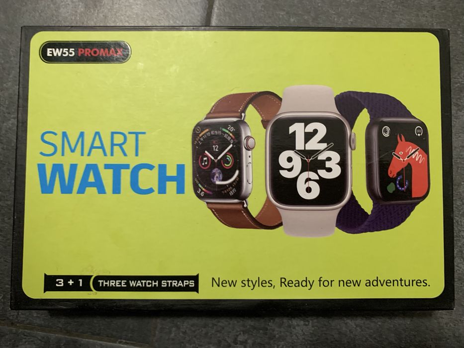 Smart watch ew55 promax  с три вида каишки
