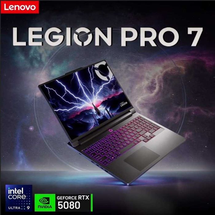 Lenovo Legion Pro7 U9-275HX,32GB,1TB,RTX5080 2года Гарантия Nout.uz