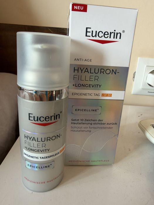 Eucerin Hyaluron-Filler+Longevity Epigenetic Дневен крем за лице SPF30 50 мл