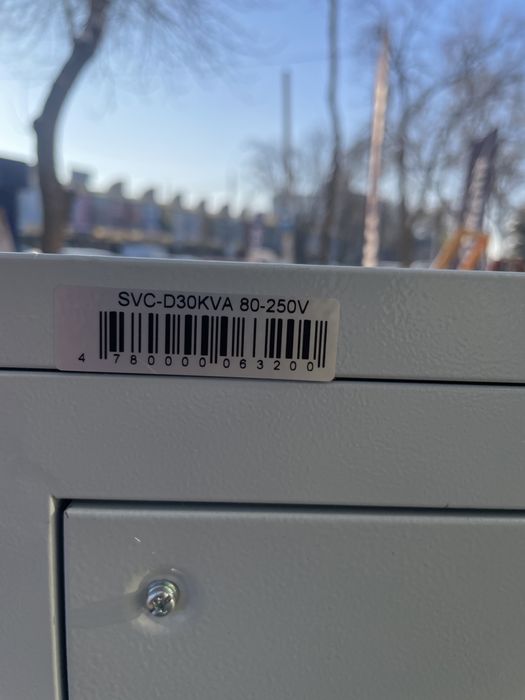 Сотилади Sotiladi/STABILIZATOR ANDELI-QR-bilan TOZA Original SVC-30kva