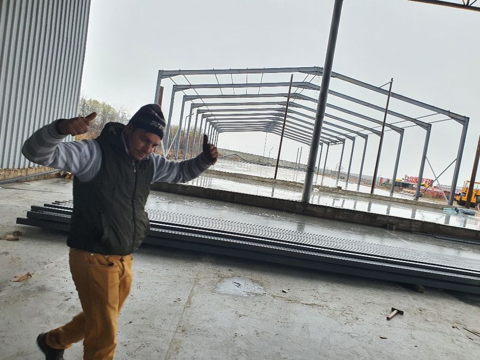 Hala mare 25x70m hale la comanda hala pe suruburi  hale demontabile