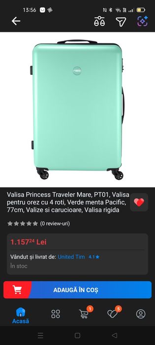 Troler Princess Traveler mărimea M