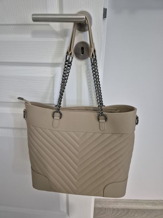 Geanta shopper noua piele naturala