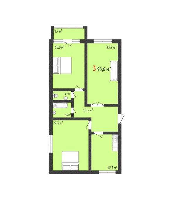 3-ком.квартира мкр. Береке!