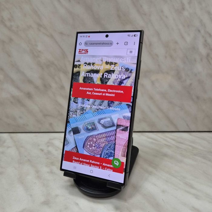 Telefon Samsung Galaxy S24 Ultra Negru 256GB 12RAM Zeus Amanet Rahova 36393