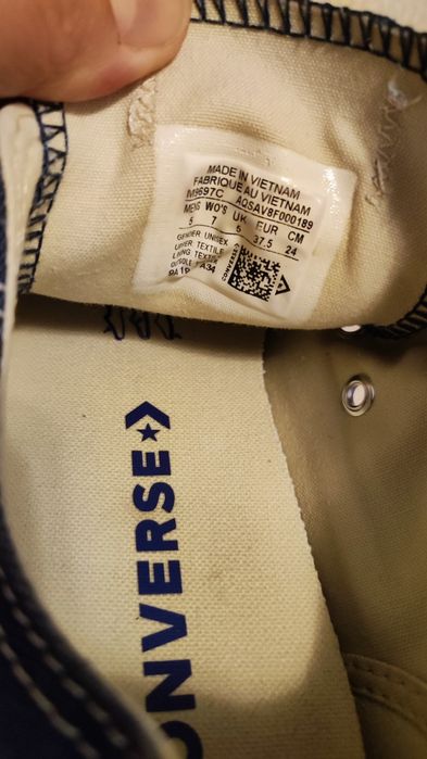 Tenisi converse 37,5 unisex