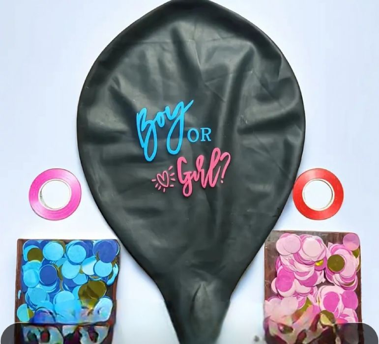 Балон за разкриване на пола-за момиче