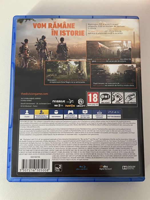 The Division 2 игра за PlayStation 4