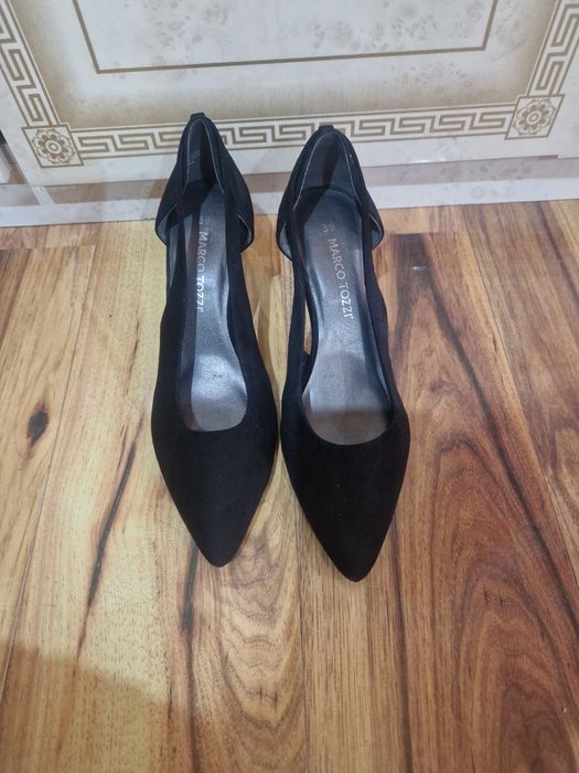 Pantofi din piele naturala Marco Tozzi masura 39