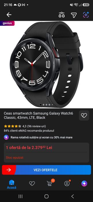 Samsung galaxy watch6 clasic