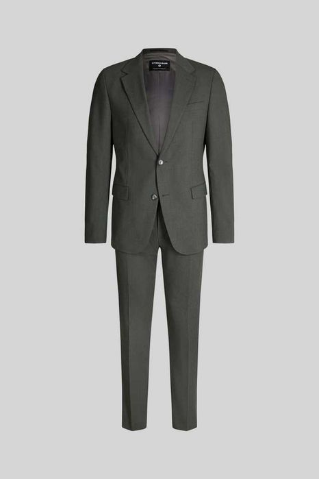 Costum slim fit 50 L premium STRELLSON lana 100% respirabila gri