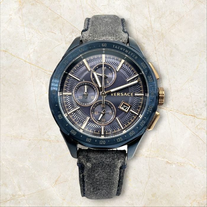 Versace V-Race Chronograph – Denim Edition мъжки часовник