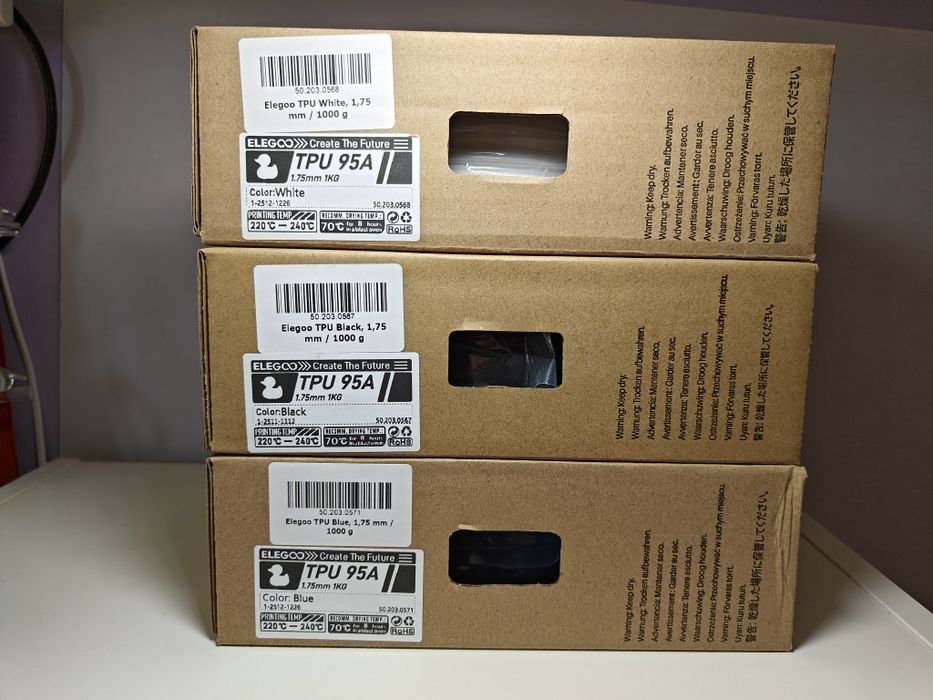 Elegoo TPU 95A filament филамент за 3д принтер