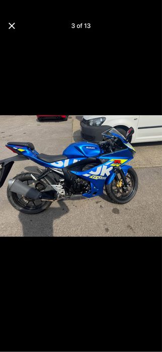 Suzuki gsx-r 125 2018 sau schimb cu atv ofer si diferenta doar 5800km