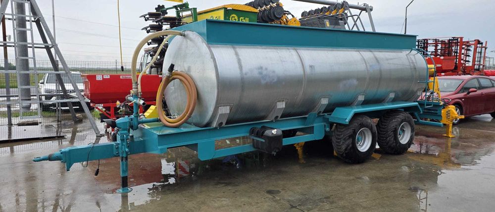 Cisternă agricolă Ozduman 12.000 L (12 m³) | Rezervor galvanizat | 2 axe