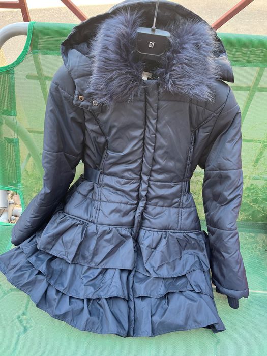 Пуховик Benetton , Monsoon на девочку 5-12 лет