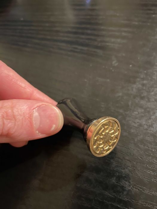 Stampila cu maner sigiliu ceara