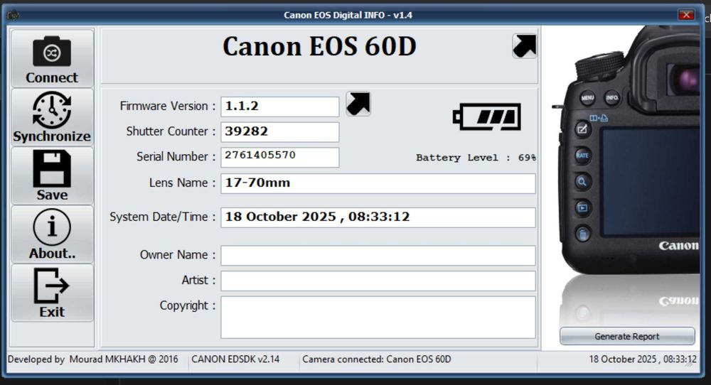 Canon 60D, Sigma 17-70mm F2.8, Hoya, Remote