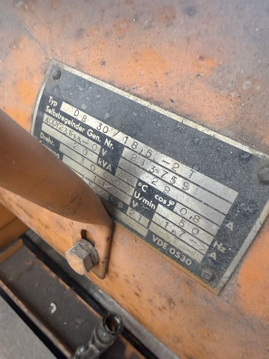 Generator Curent EISEMANN Trifazic 380v/Motor Benzina Volkswagen 1.200cm3