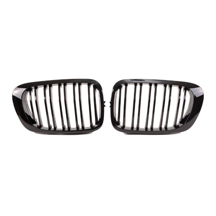 Grile duble M-LOOK BMW E46 Coupe Cabrio (99-03) negru lucios