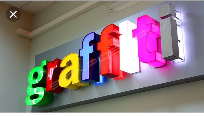 Наружная реклама объёмные буквы световые короба  сm