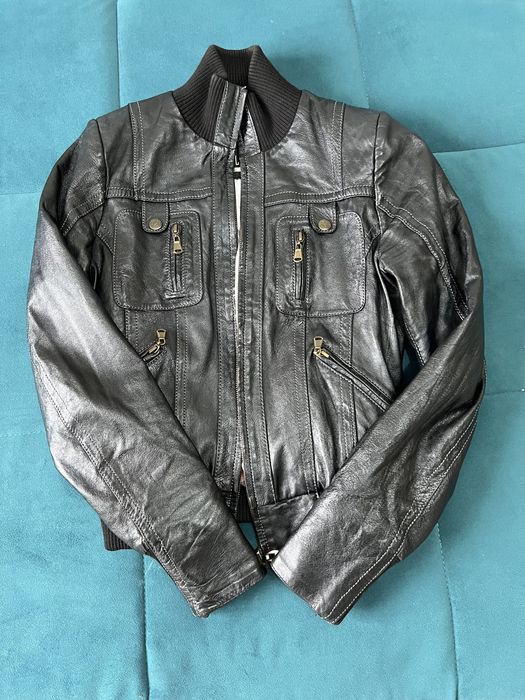 Натуральная кожаная куртка