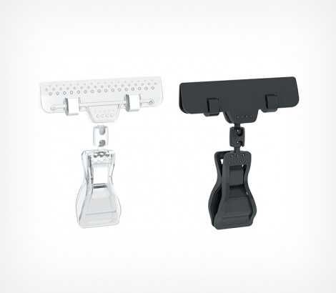 Ценникодержатель на прищепке с широким зажимом. Ценник. Прищепка