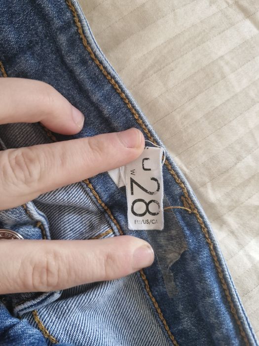 Сини дънки, размер 28