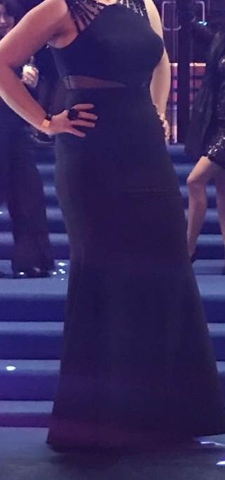 Черна официална рокля