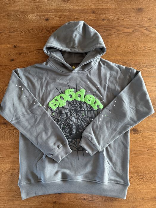 Sp5der Gray Hoodie