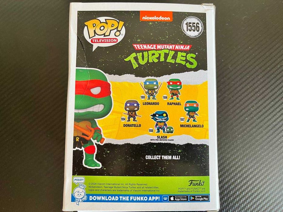 Funko Pop Raphael + Pickle Rick (в коробках, оригинал)