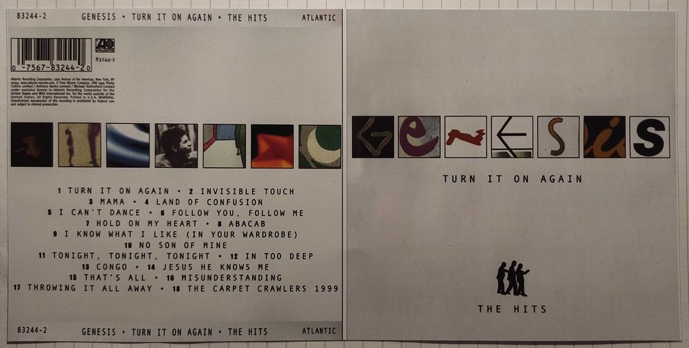 Неофициални cd / цд дискове - нови - Genesis,Gr. Carnation,Symphony X