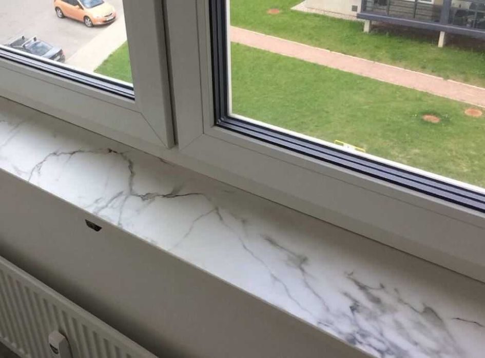 Подоконники  из камня акрил, кварц (искусственный камень)