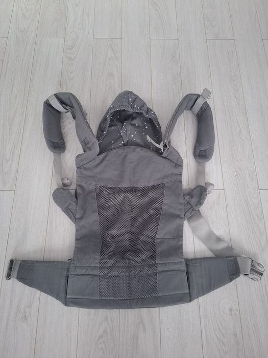 Marsupiu pentru bebe, KinderKraft, Bumbac, Gri