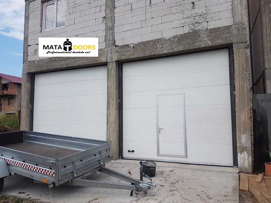 Usa L4xH4 alb.Usi sectionale/garaj/rezidentiale/industriale/hale
